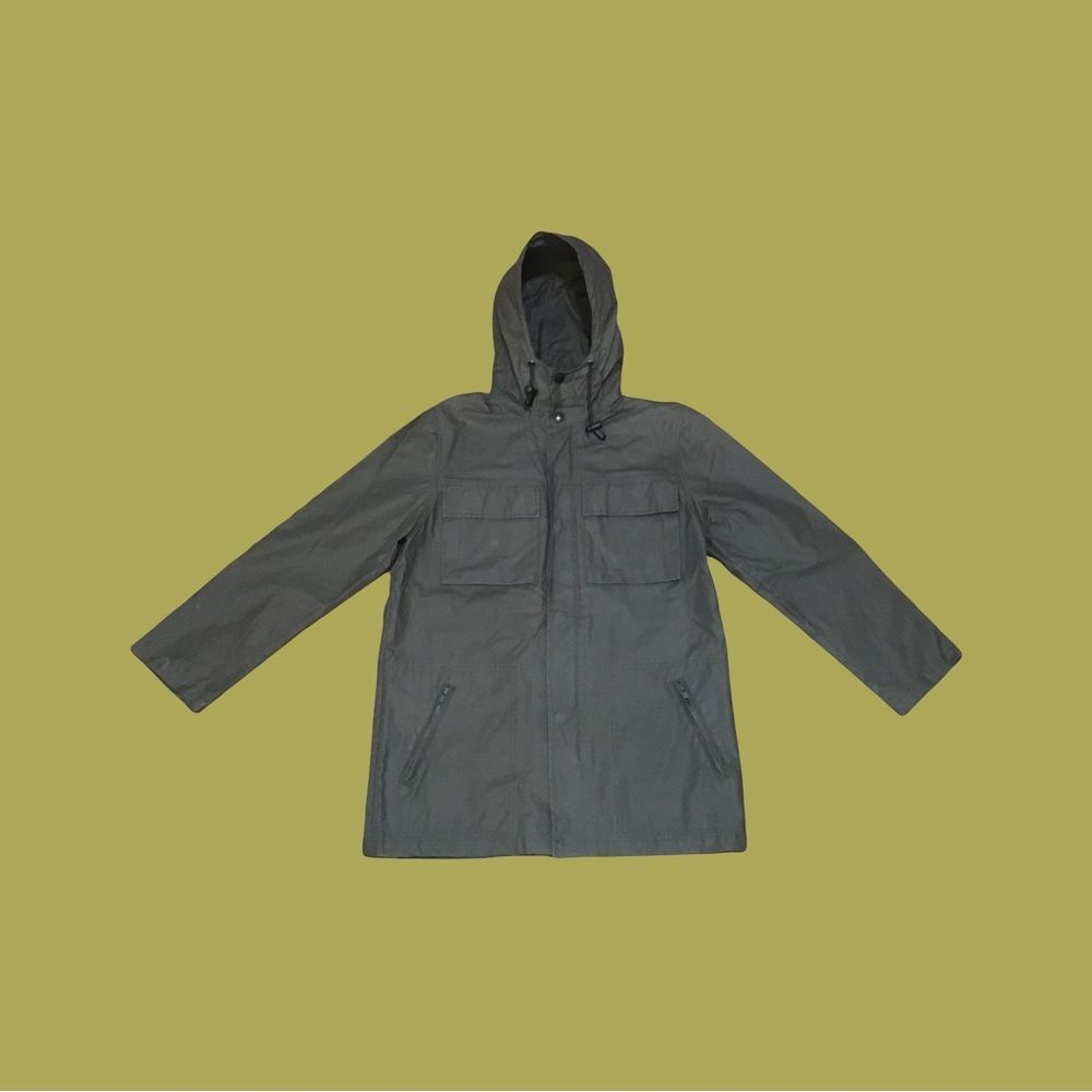 Banana Republic XS Olive Green Hooded Utility Jacket Multiple pockets